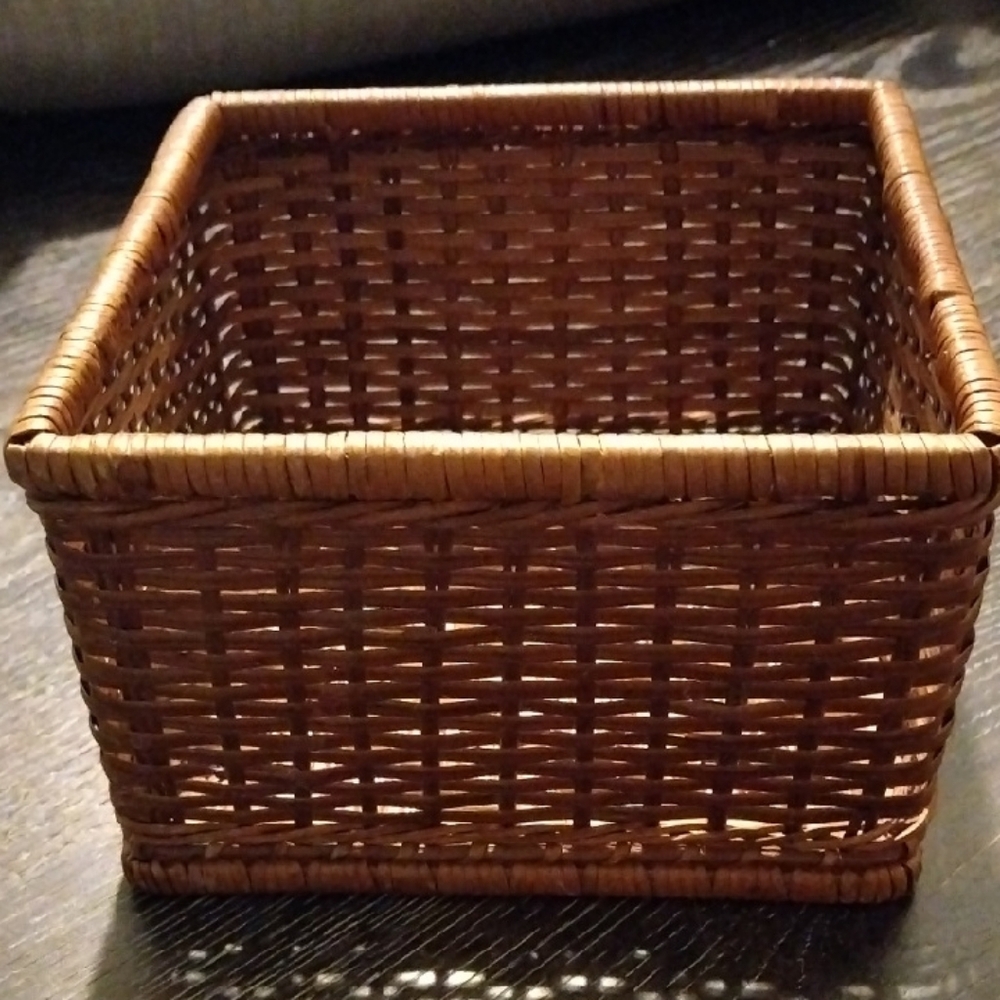 Woven Brown Storage Basket